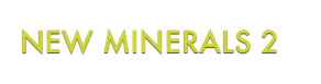 NEW MINERALS 2 